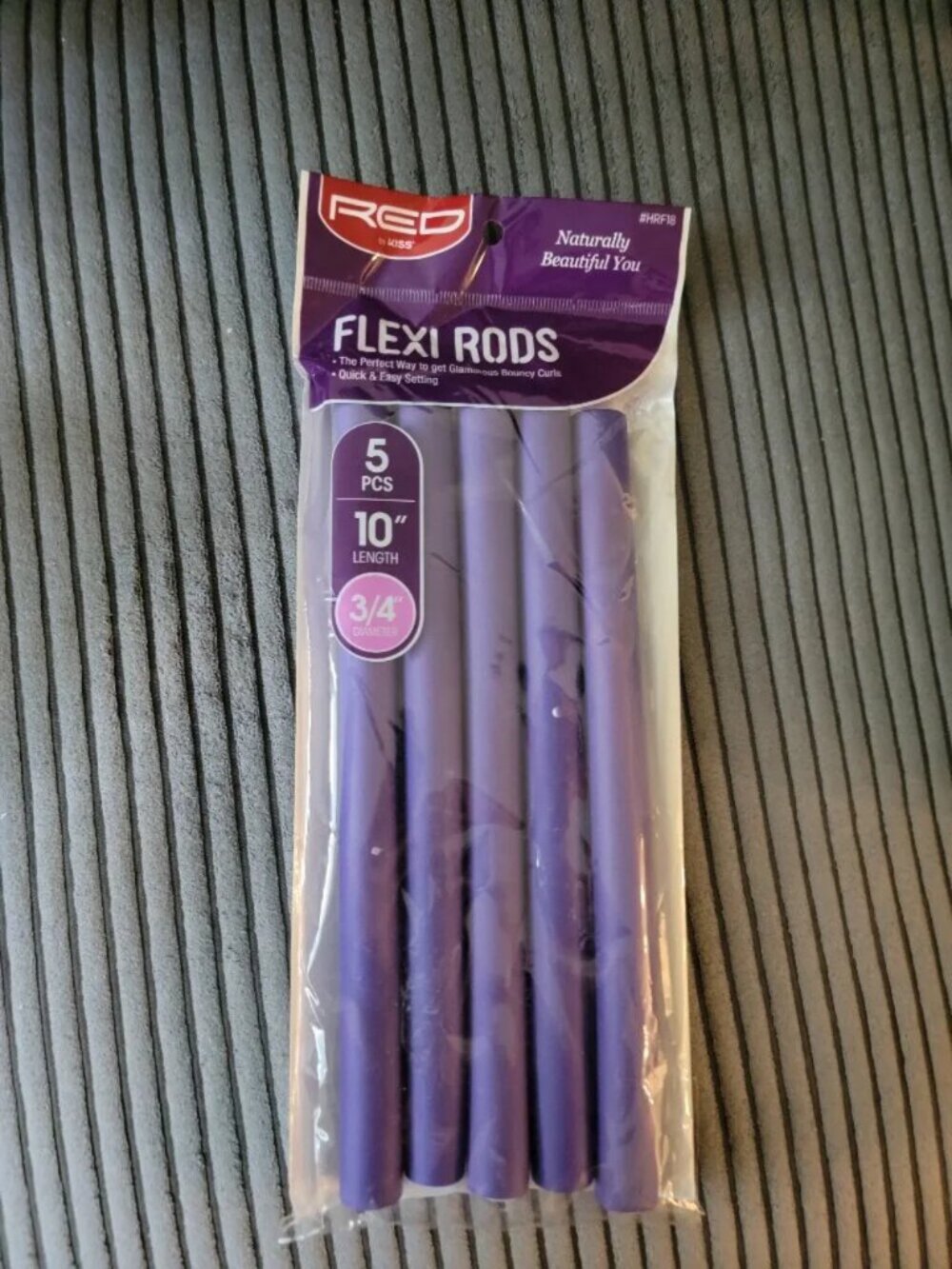 Flexi Rod Hair Curlers Heatless Hair Curlers 10" Length (3/4" Diameter)